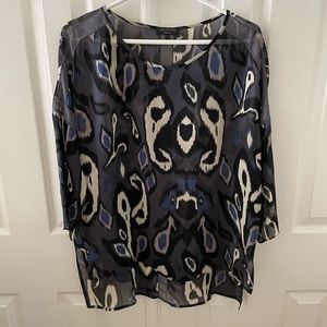 Rag and Bone Sheer Paisley Blouse